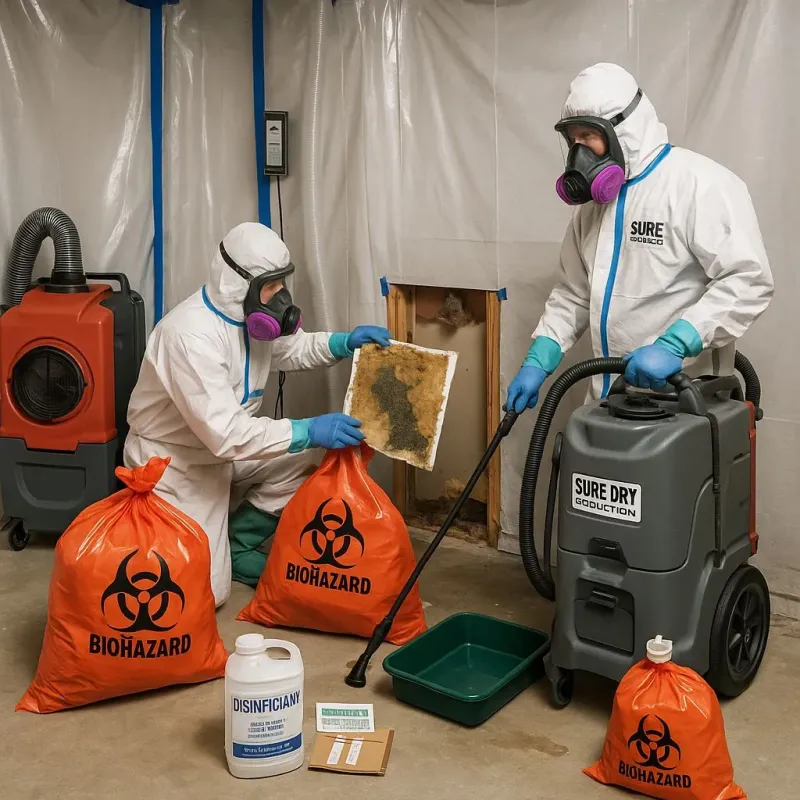 Contaminated Water Handling Protocols process in Cajahs Mountain, NC